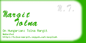 margit tolna business card